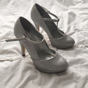 Silver Party Heels